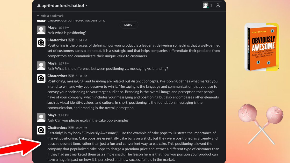 Chatterdocs Obviously Awesome chatbot